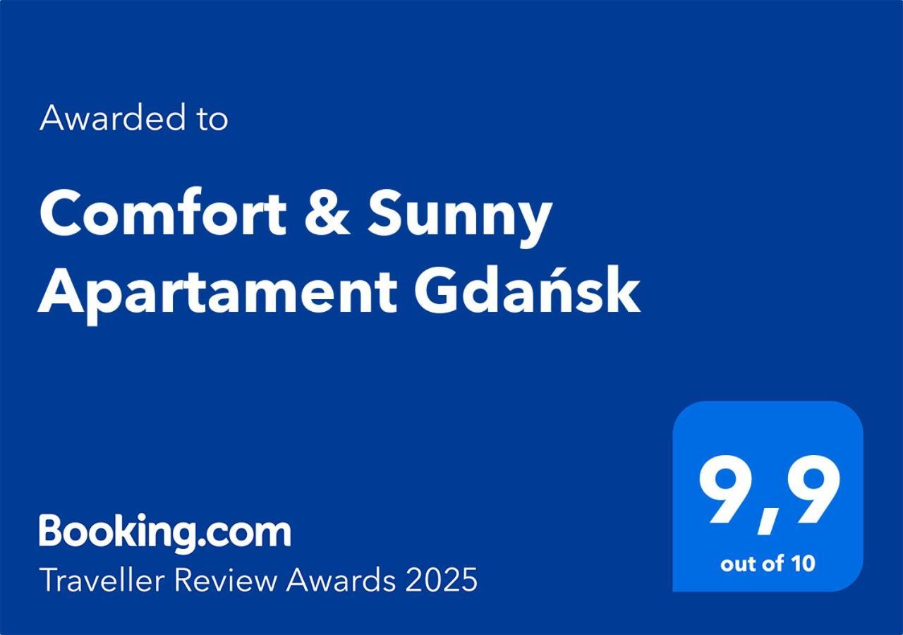 Comfort & Sunny Apartament Gdansk Exterior foto
